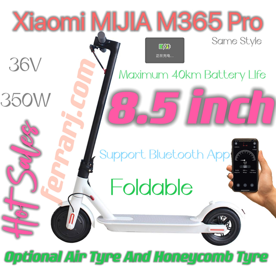 8.5inch 7.8Ah Battery Mobile Phone APP bluetooth  Foldable e scooters China supplier factory folding electric scooters